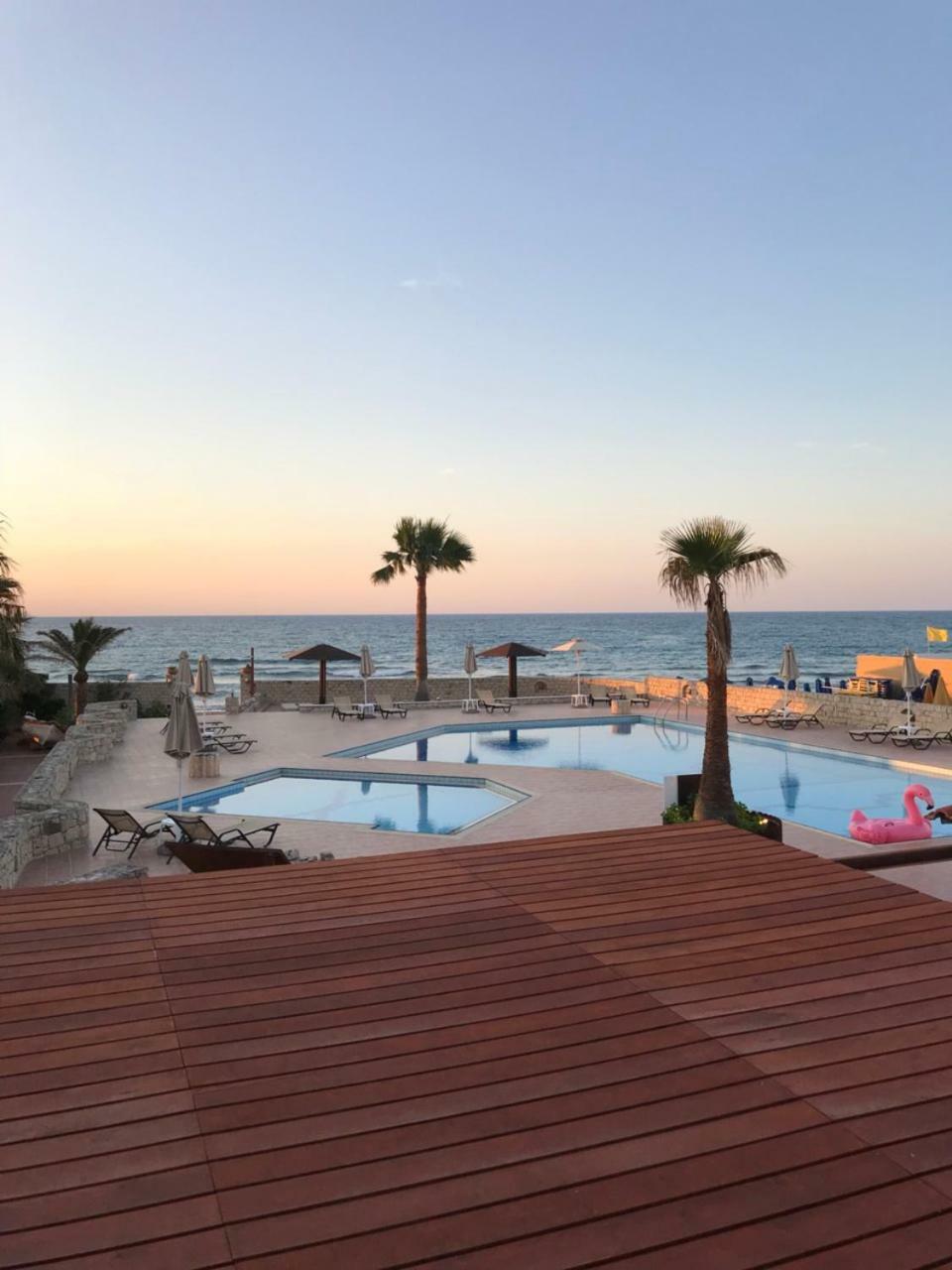 Aquamar Beach Kournas Ngoại thất bức ảnh